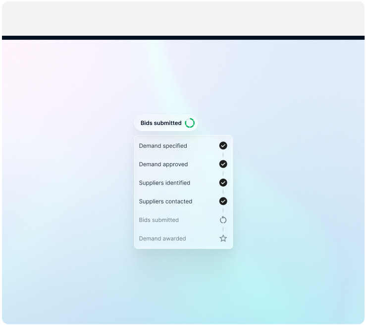 Process automation from sourcing to negotiation Process automation from sourcing to negotiation